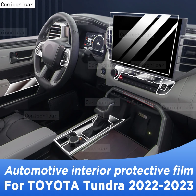 

Для TOYOTA TUNDRA 2022 2023 Защитная пленка для экрана коробки передач навигации автомобильного интерьера наклейка против царапин аксессуары