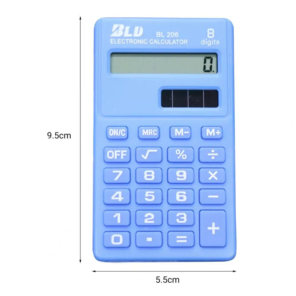 Eccellente calcolatrice tascabile a 8 cifre calcolatrice per studenti affidabile Mini calcolatrice a 8 cifre per uomo d'affari