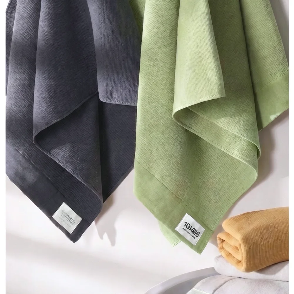 Cotton Gauze Bath Towel Soft Skin Friendly Shower Wrap Super Absorbent Quick Dry Beach Towel For Puxi Home Bathing Linen