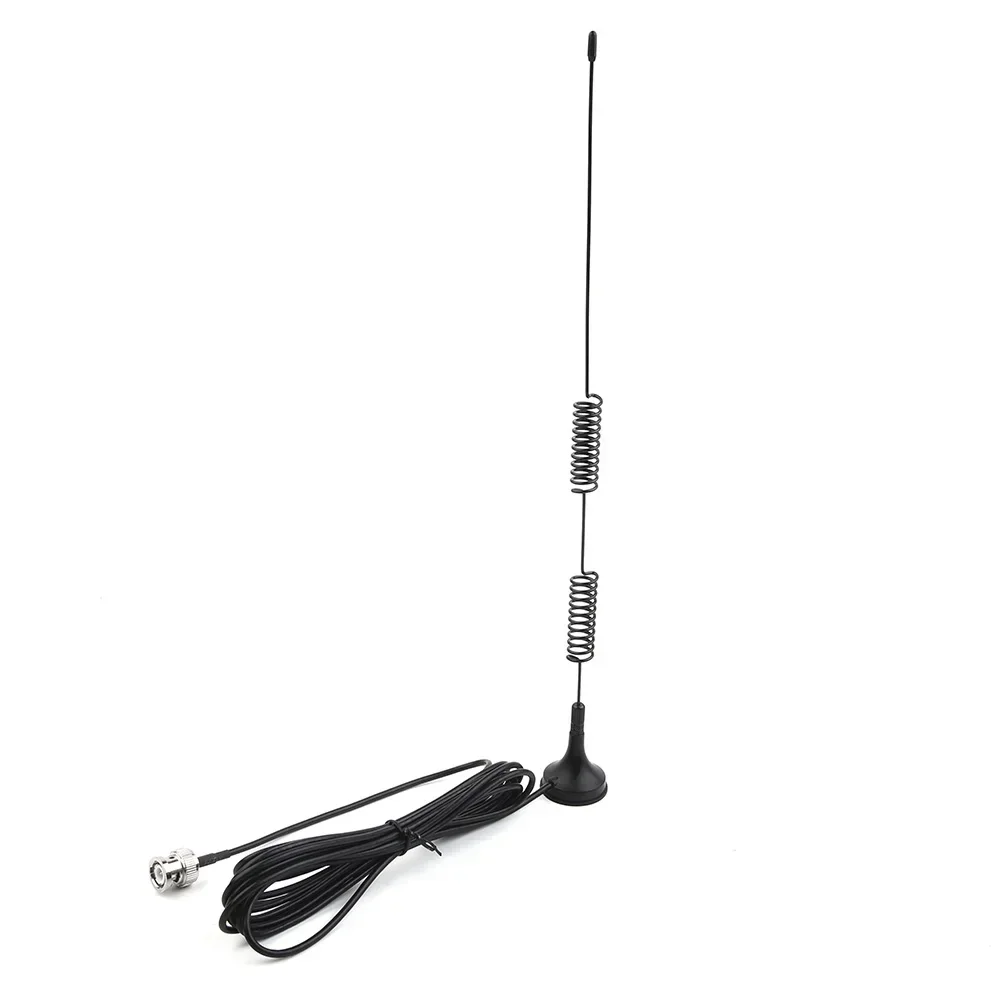 

VHF UHF Ham Radio Antenna 25MHz - 1200MHz Amateur Radio Mobile Radio Scanner Antenna BNC Male Connector Car Antenna