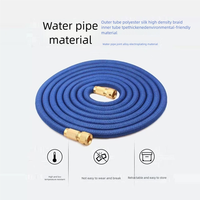 Telescopic High-Pressure Water Hose 30M Magic Car Wash Gun Durable Easy Storage Household Washing Watering Tool for Cars