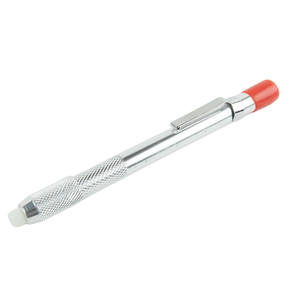 Steel Scribing Tool Slate Pencil Refillable Welding Tool Replaceable Refill Silver Slate Pens Holder Soapstone