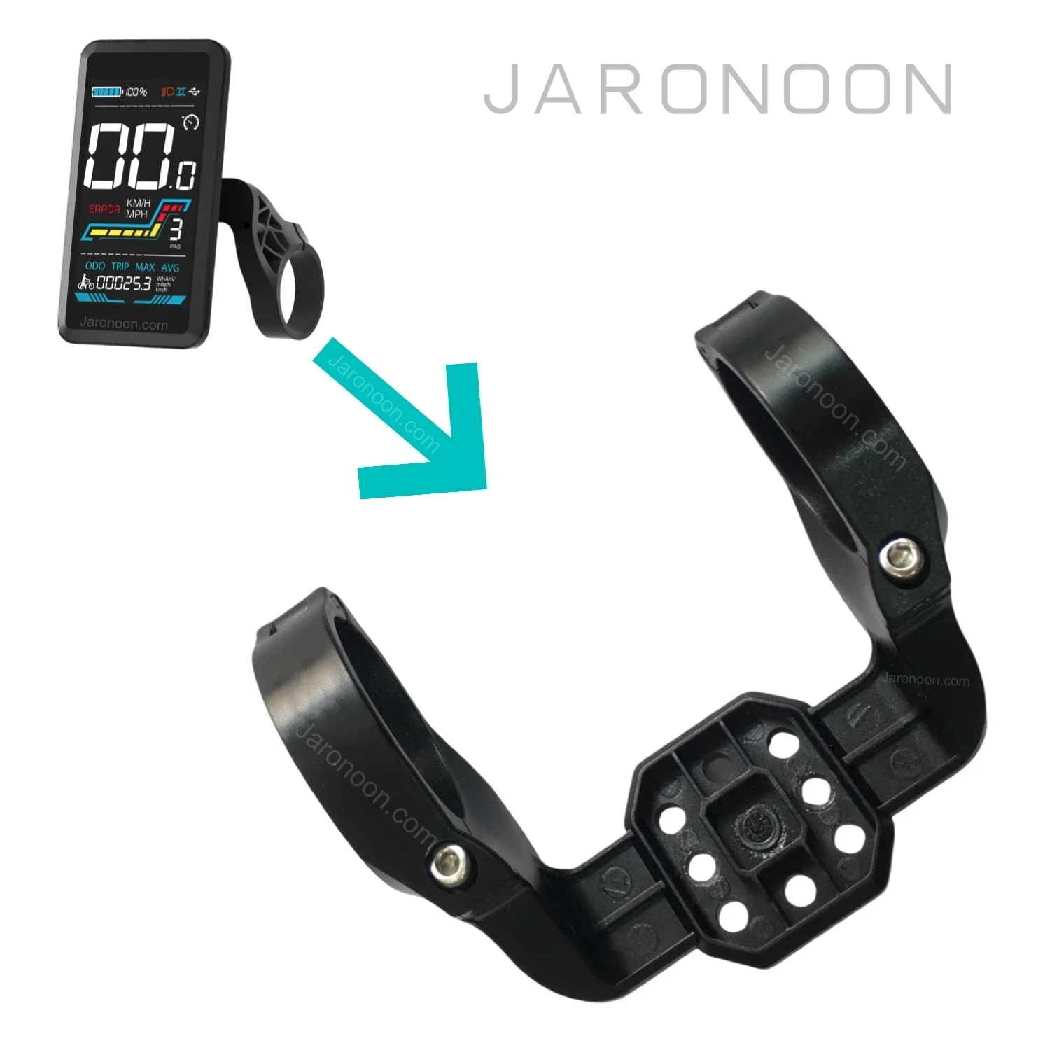 Plastic Holder / Bracket of Bike Computer Yolin YL91F / YL81F LCD Display image 3