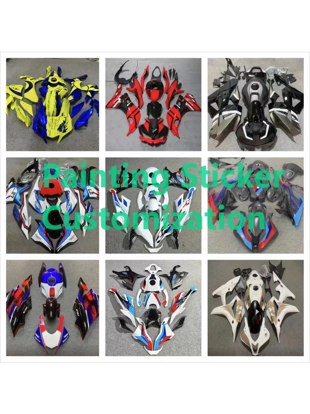 Fairing Body Kit for  K1 GSXR600 750 2004-2005 Full ABS Plastic  Raw Blank Fairing Wholesale