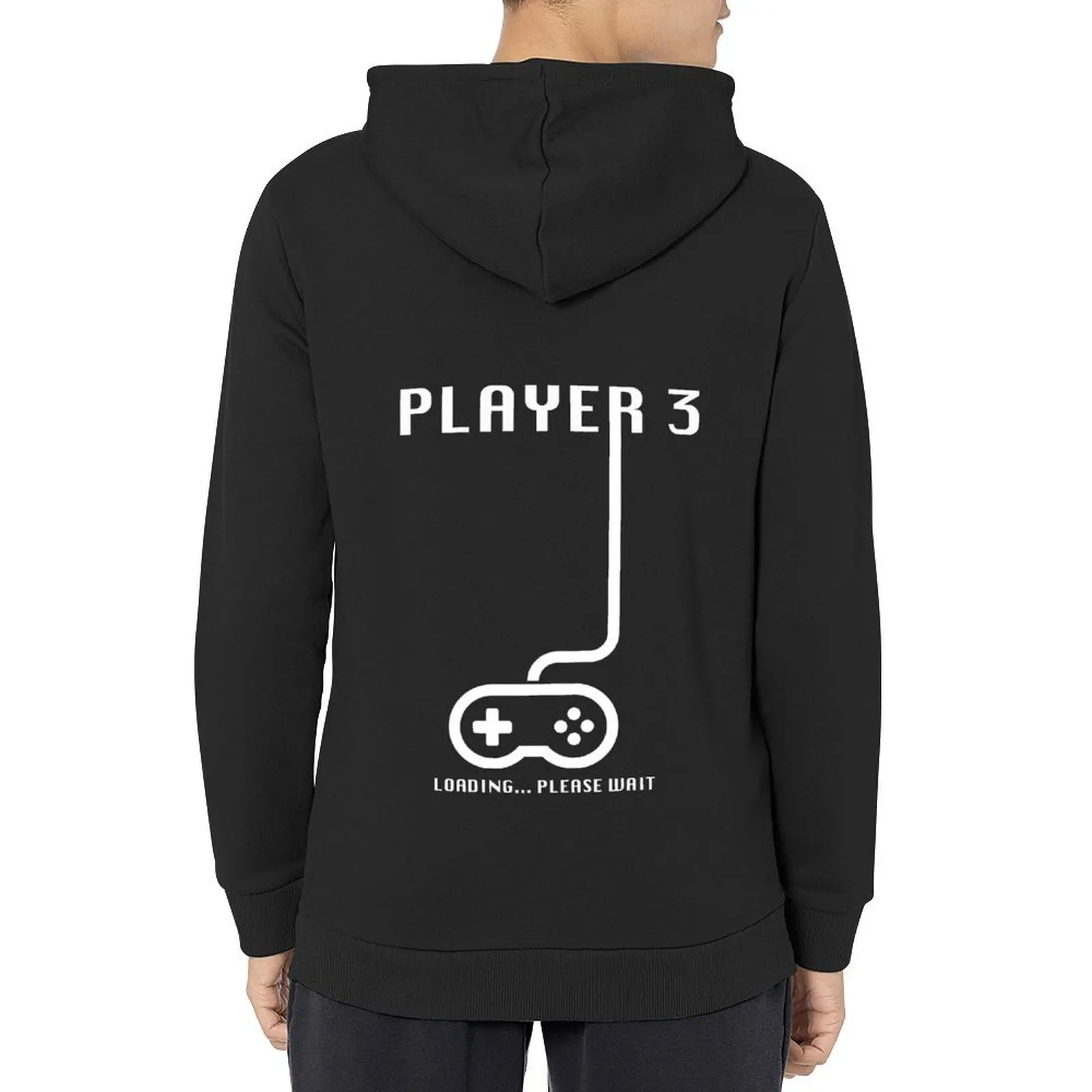 Player 3 Loading - ألعاب الألعاب إعلان الحمل هوديي ملابس الشتاء الرجال قميص العرق ملابس رجالي هوديس الرجال