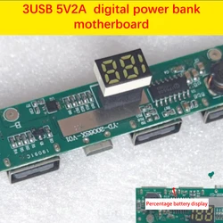 3 USB Charger Board 3.7V 5V 2.1A Step Up Boost Module Mobile Power Bank 18650 Charging Module DIY Parts