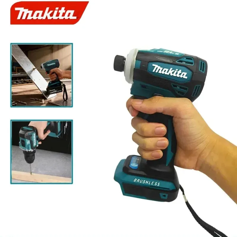 180Nm Compact Makita DTD172 18V LXT Brushless Impact Driver Cordless Power Tool For Carpentry DIY And Equipment Repair