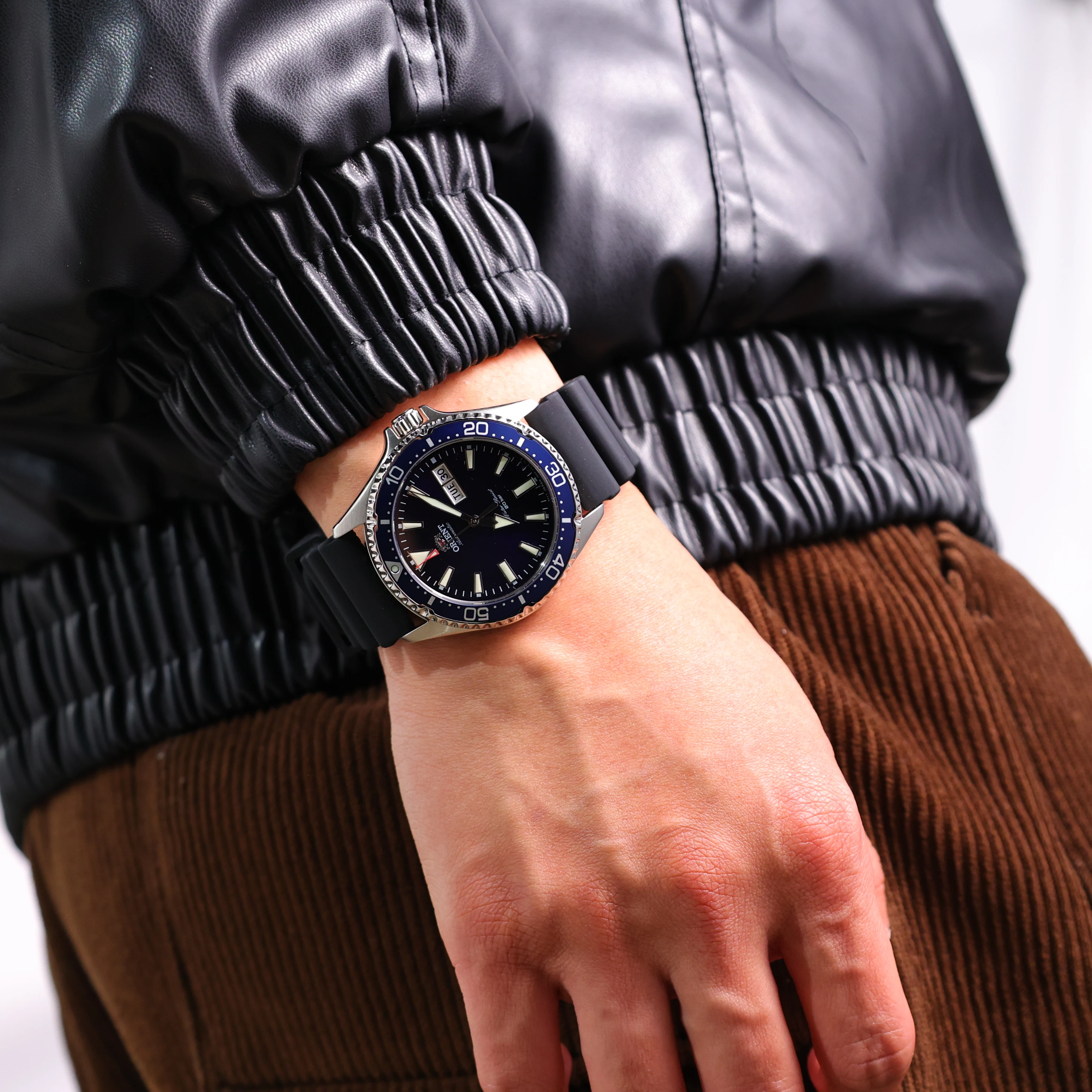 Orient Original Japanese watch Automatic Mechanical Watches Men's Watch  20Bar  Waterproof  week display sport watch