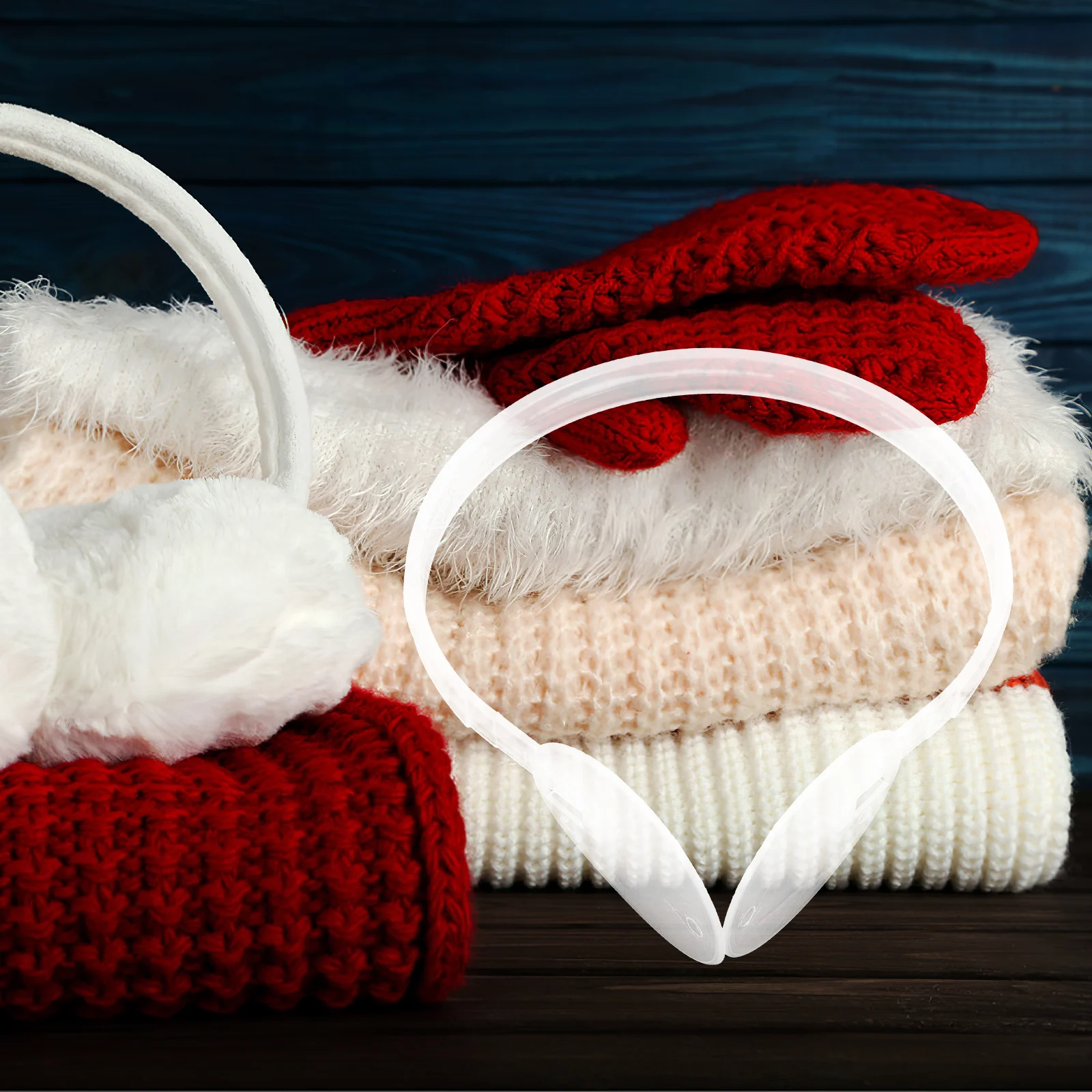 

Earmuff Frame Holder DIY Winter Accessories Replaceable Parts Earmuff Shelf Warm Plastic Durability Ear Protection