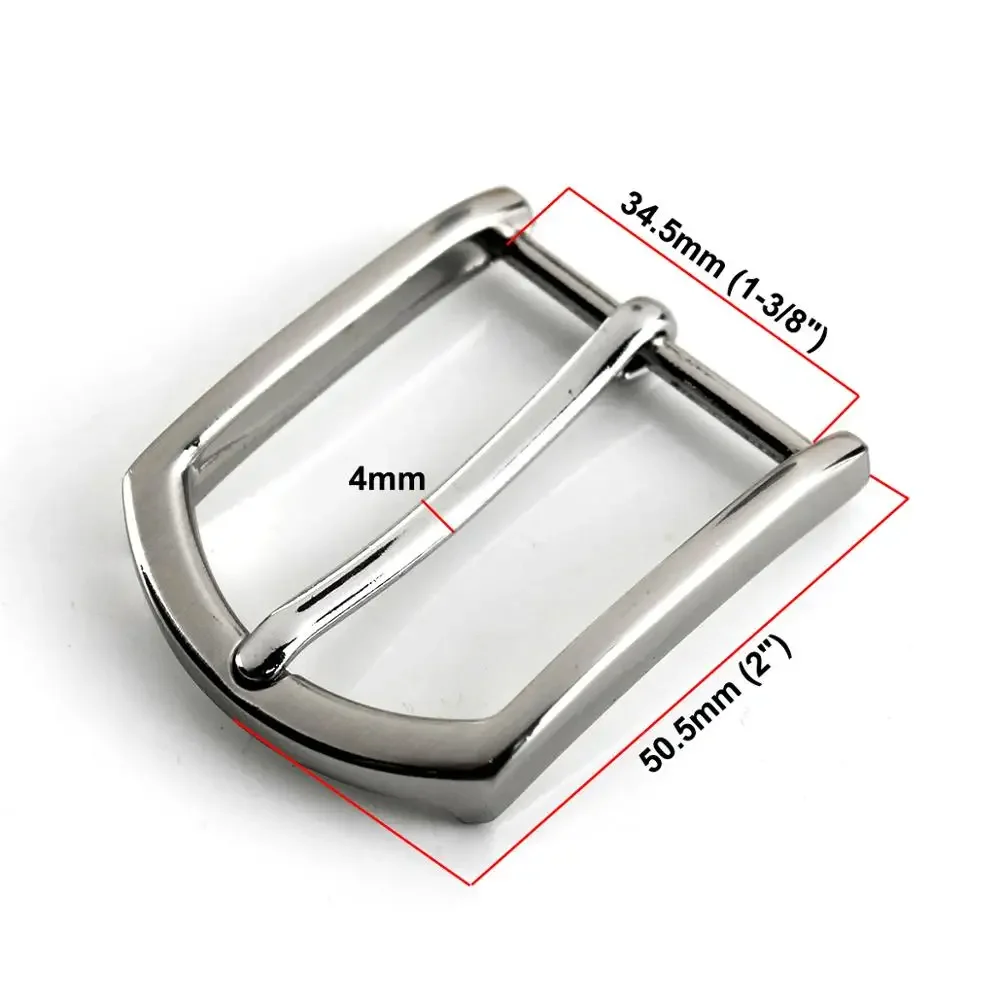 1piece Belt Buckle Metal Pin Buckle 35mm Men's Women's Waistband Head Leather Craft Belt Parts Accessories