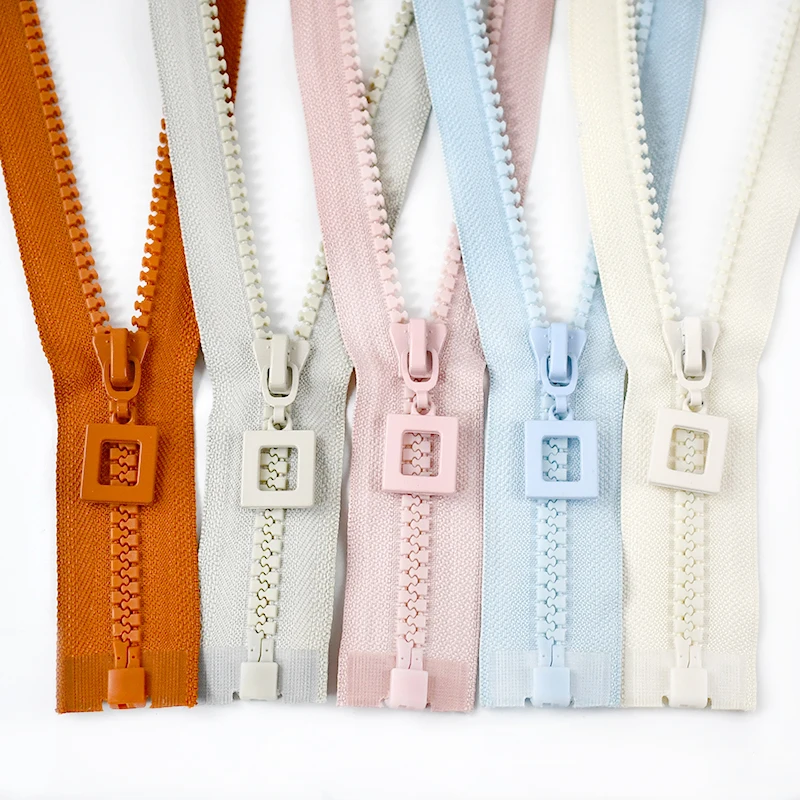 

1Pc 8# 60-120cm Resin Zipper Tape Open-End Single/Double Slider Zippers Bag Jacket Clothes Zip Repair Kit DIY Sewing Accessories