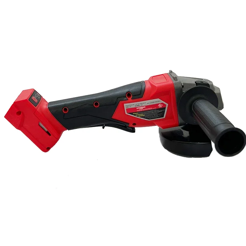For Milwaukee Electric Cordless Power Tools 125mm Brushless Angle Grinder Polishing Cutting Machine No-Lock Paddle Switch