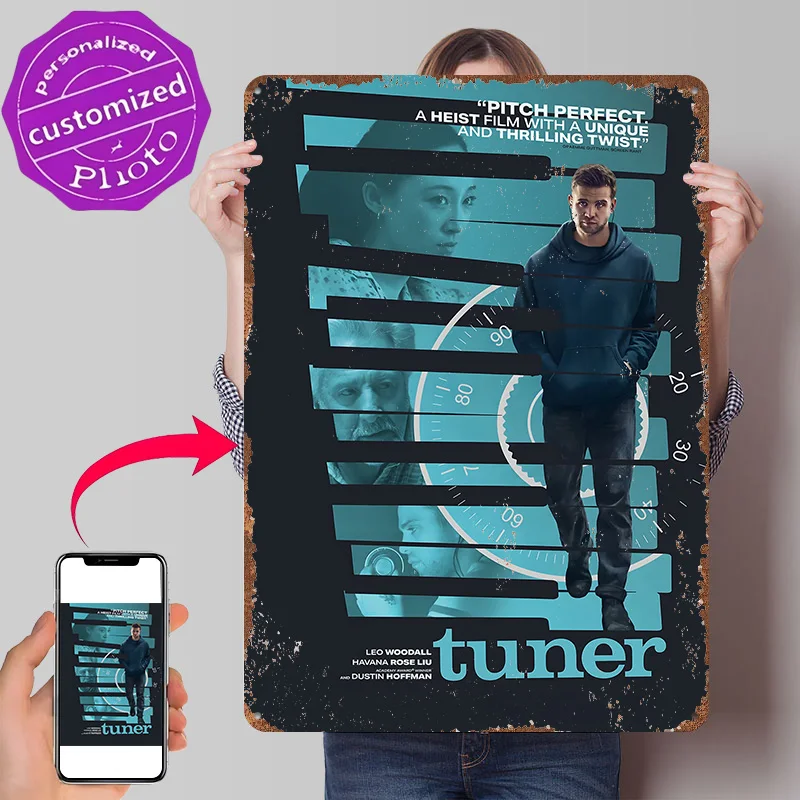 Tuner Movie Personalized 3D Textured Metal Poster Wall Art Tinplate Sign for House Decor Room Modern Home Decoration Ornaments