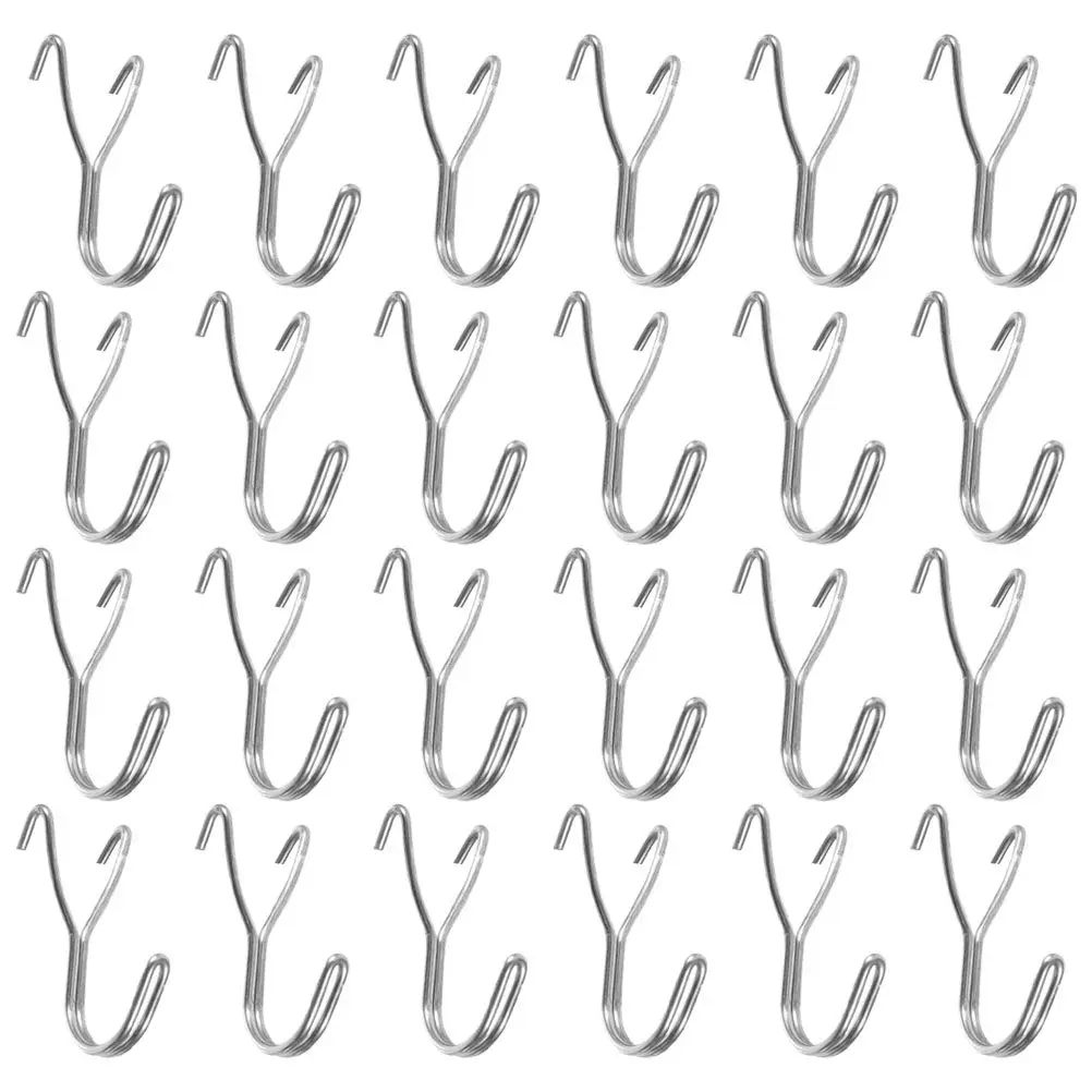 50Pcs Versatile Metal Pegboard Hooks Large Capacity DIY Pegboard Shelving Hooks for Workshop Kitchen Study Tool Board Hook