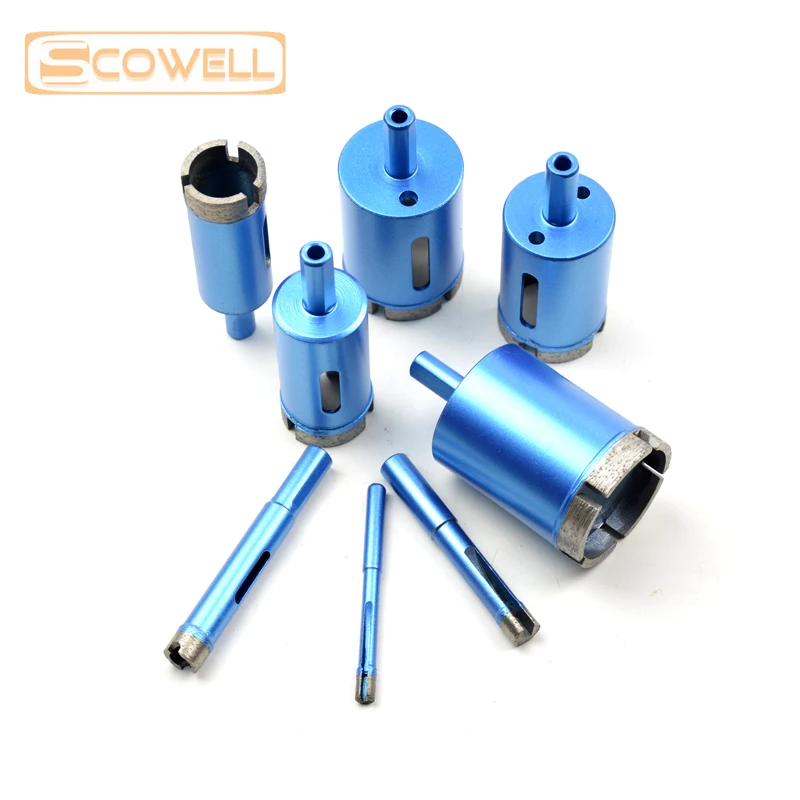 

50% OFF 8PCS Diamond Core Hole Saw Cutter Marble Granite Brick Tile Ceramic Concrete Drill Bit Holesaw Kit