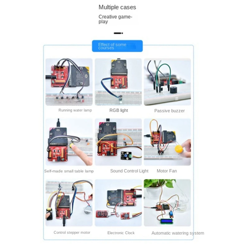 Development Board Learning Kit Python Graphical Programming DIY Electronic Kit Hands-On Electronic Tool Kit