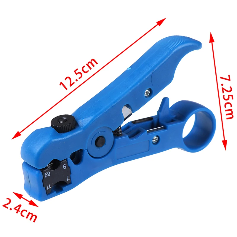 Coaxial cable wire cutter stripping tool cat 5 rg 59/6 rg 7/11 stripper tool