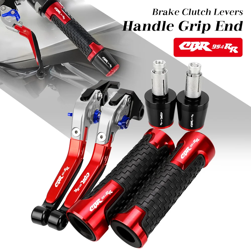 

CBR954RR Motorcycle Brake Clutch Lever Handlebar Grip Ends Handlebrake Handle Levers For Honda CBR 954RR CBR 954 RR 2002 2003