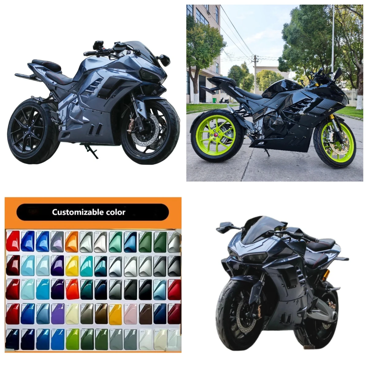 Krono Wild Factory Customized High-speed Electric Motorcycle Wide Tire Wheel Motor With A Maximum Speed Of 160km/h