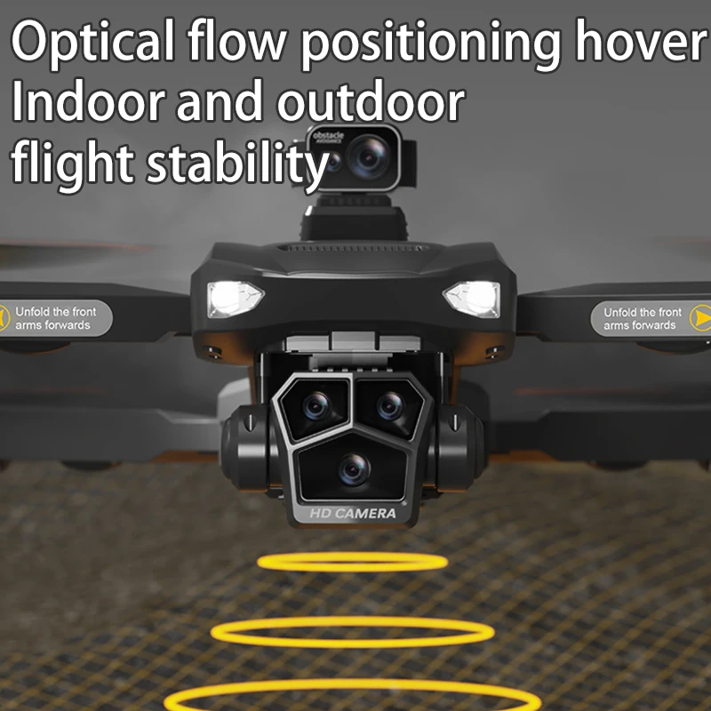 Fotografia aérea de longa distância com motor sem escova Drone, Câmera HD 8K, Gimbal de 3 eixos, Retorno GPS, Fluxo óptico, Hover RC