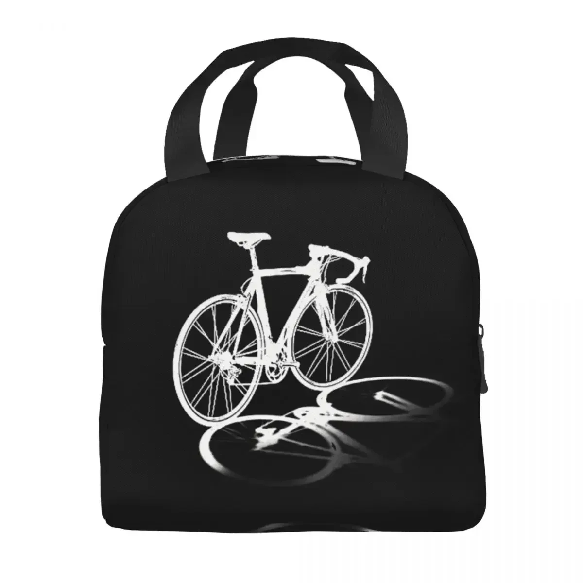 Bicycle Bike Riders Insulated Lunch Tote Bag for Women MTB Mountain Biking Thermal Cooler Food Lunch Box Kids School Children