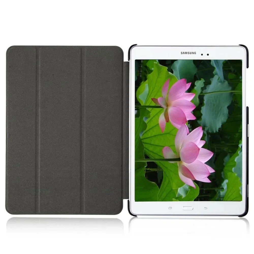 Składany na trzy etapy futerał na tablet Samsung Galaxy Tab A 9.7 SM-T550 T555C P550 P555C Auto Sleep Leather Case Cover — zdjęcie produktu 5