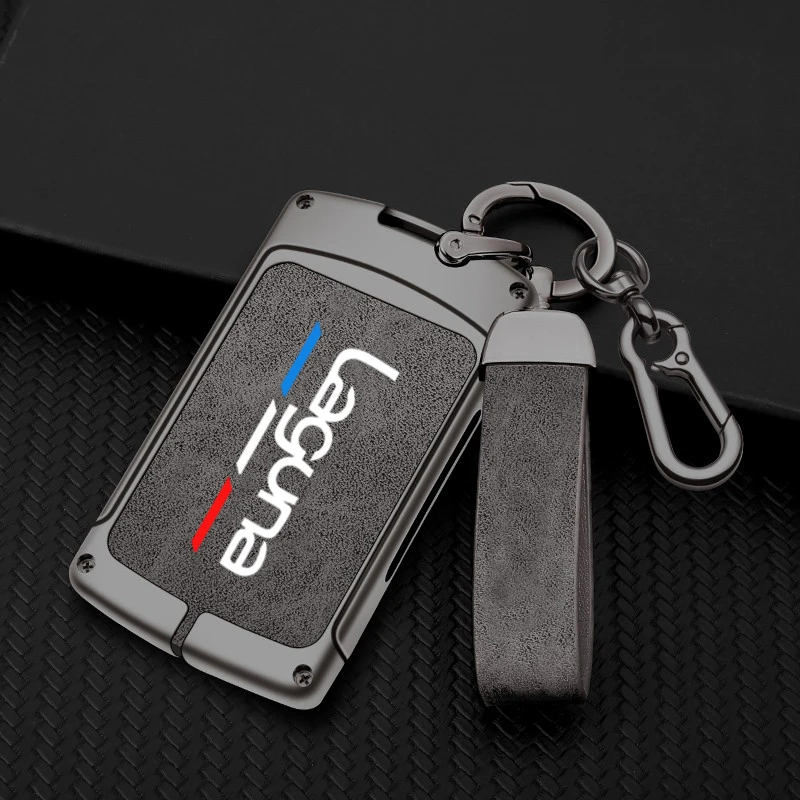 

Auto TPU Zinc Alloy Key Case Bag For Renault Laguna 3 Logo Car Key Chain Car Metal Key Shell Car Interior Decoration Accessories