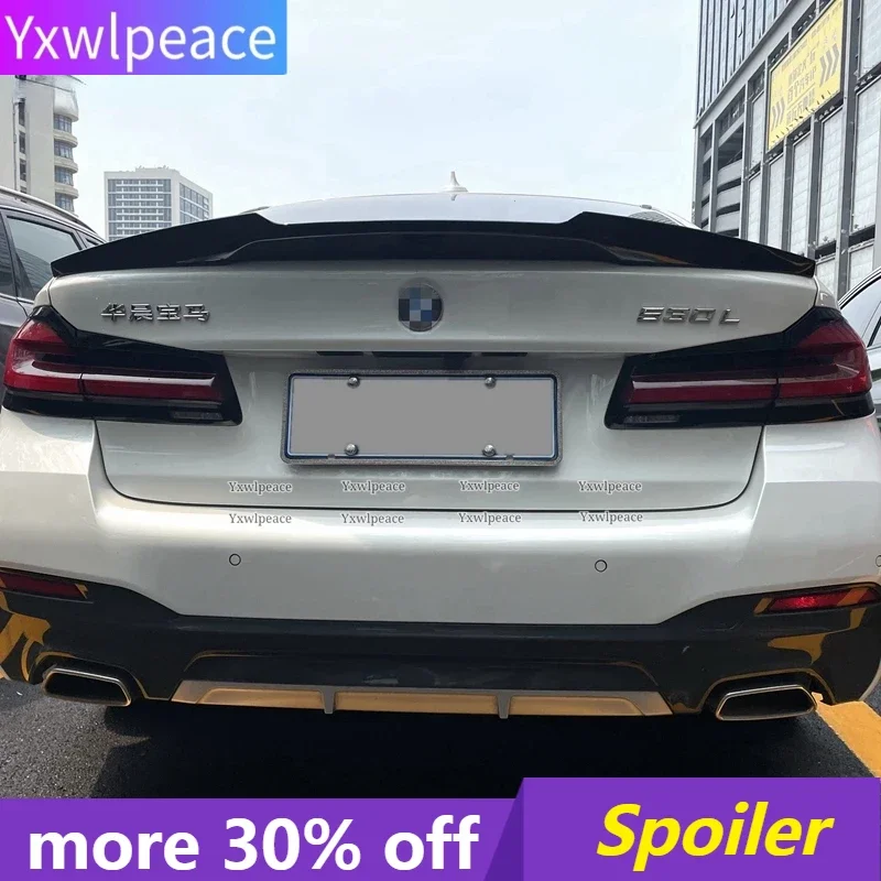 

For BMW 5 Series G30 2018 2019 2020 2021 2022 M4 Style High Quality ABS Plastic Rear Trunk Lip Spoiler Body Kit Accessories