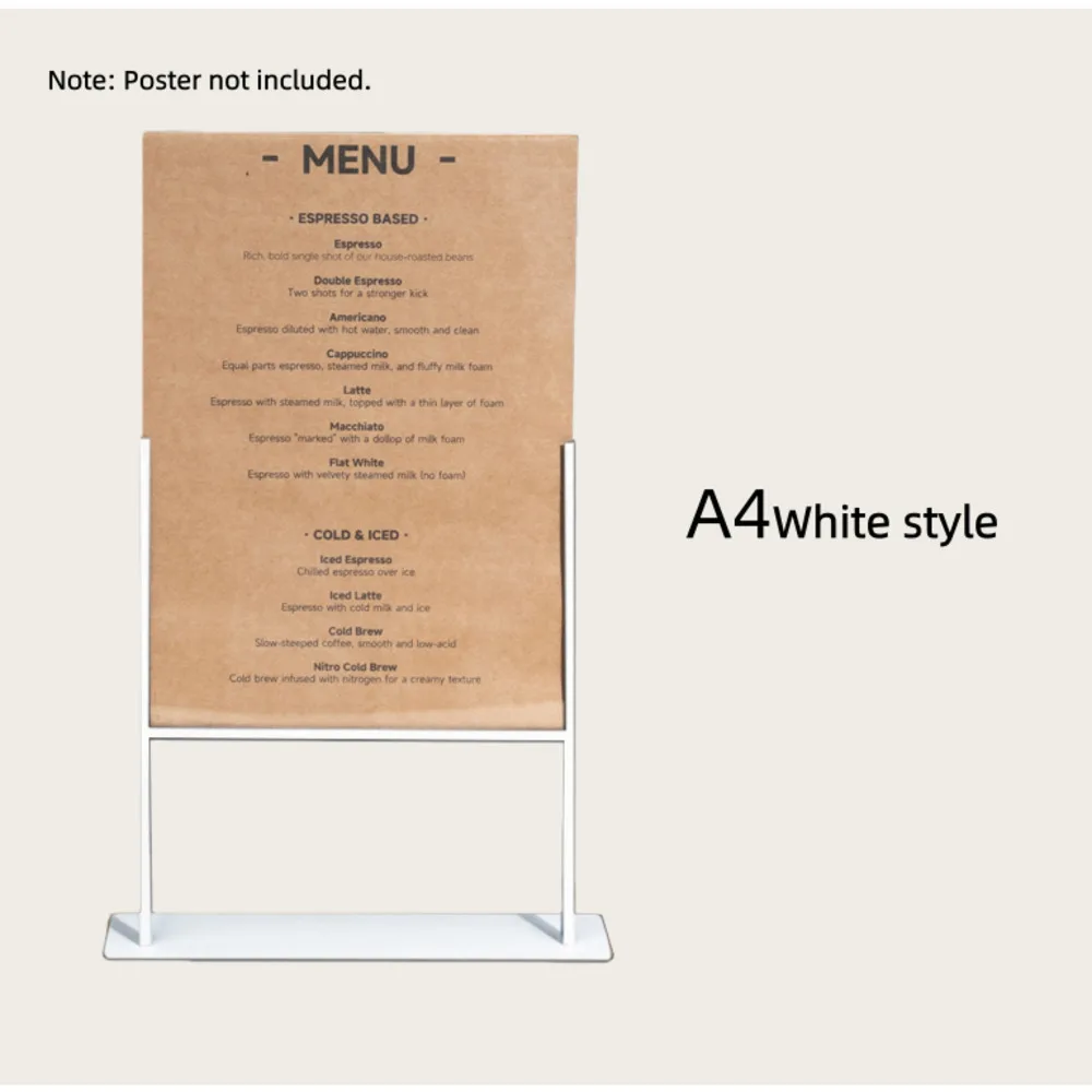   بطاقة طاولة أكريليك مقاس A4، حامل عرض قابل للسحب من الأكريليك الشفاف على الوجهين، حامل قائمة أسعار الإعلانات لسطح المكتب