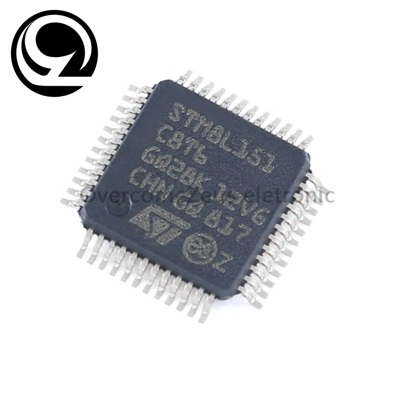 기존 STM8L151C8T6 LQFP-48 16MHz 64KB 플래시 8비트 마이크로컨트롤러-MCU