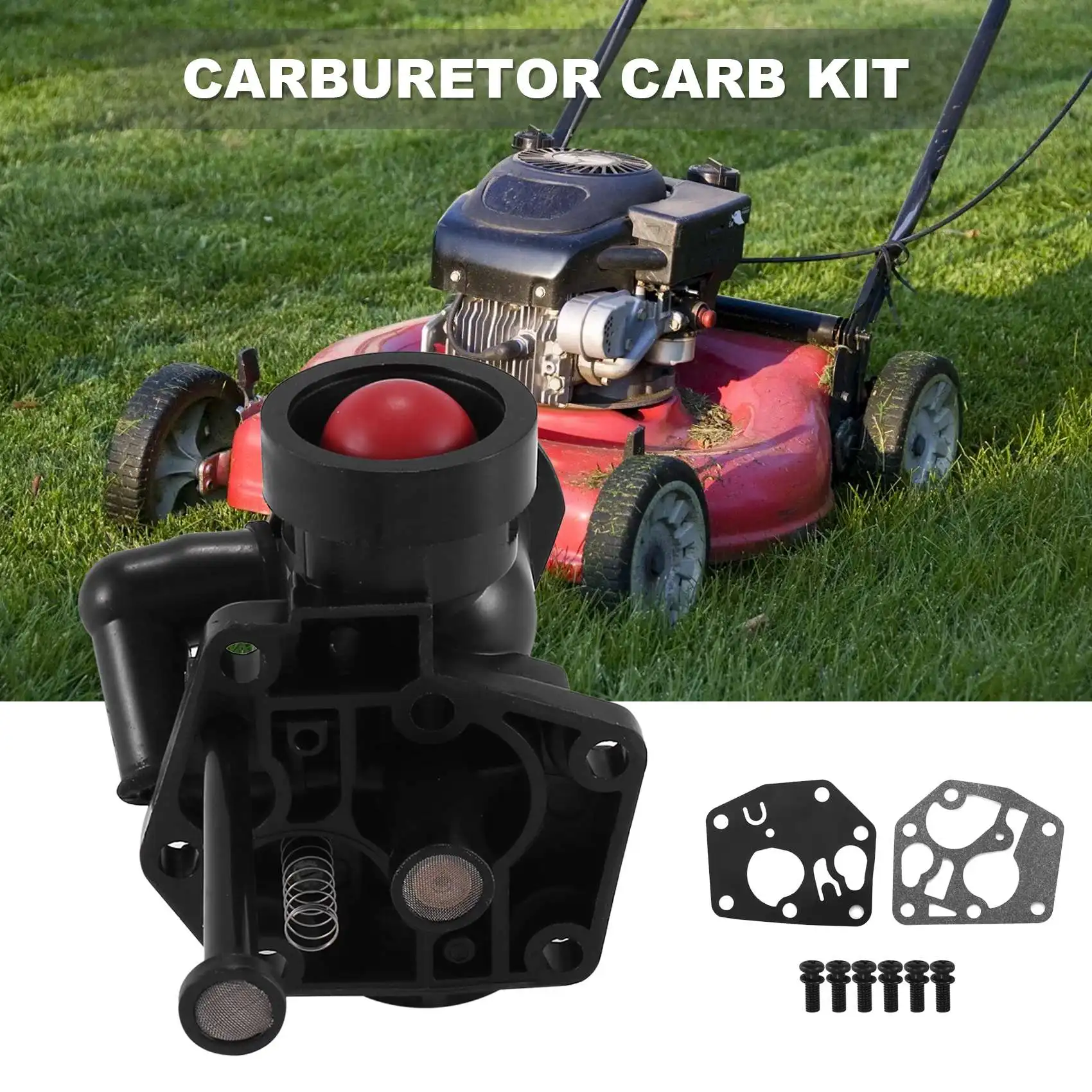 Carburatore Carb Kit per Briggs & Stratton Sprint Quattro Classic Engine 498809