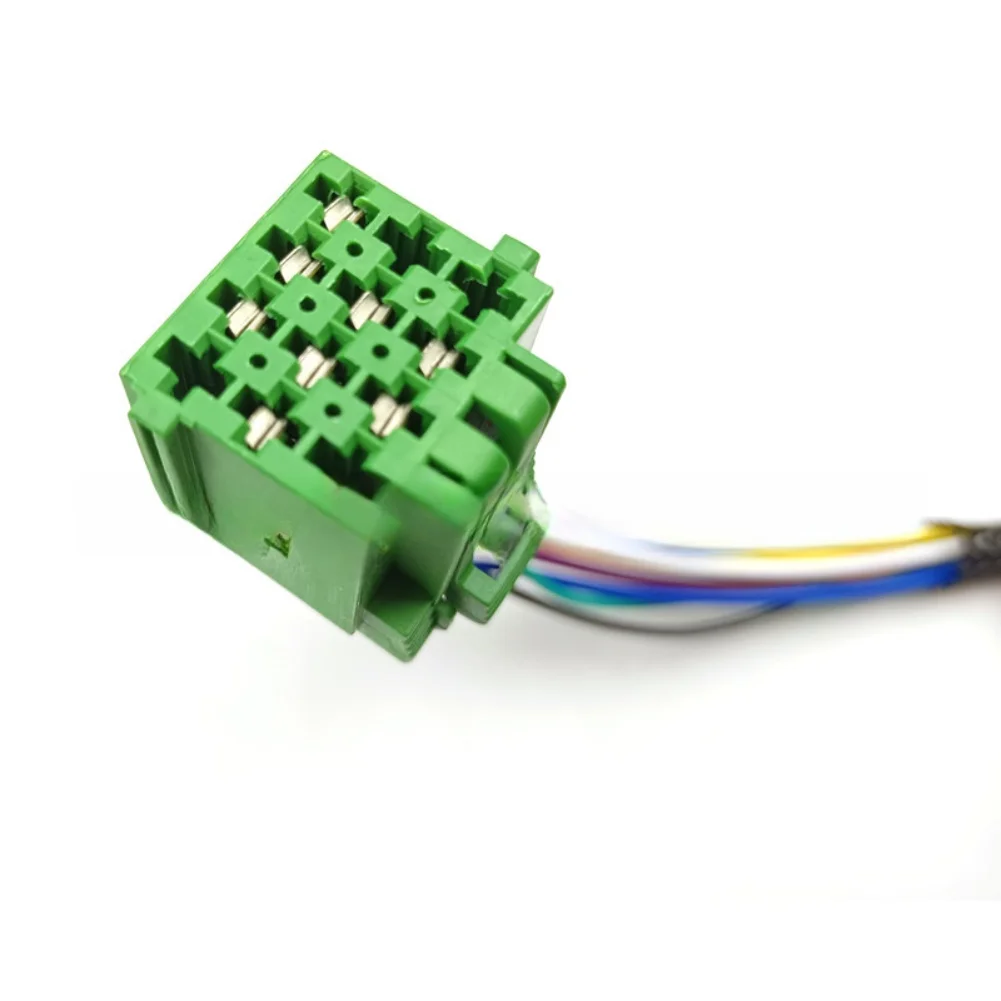 

Truck Cab Repair BLACK Turn Signal Switch Indicator Lever ABS Construction Plastic And Metal Parts 8-wire Connector