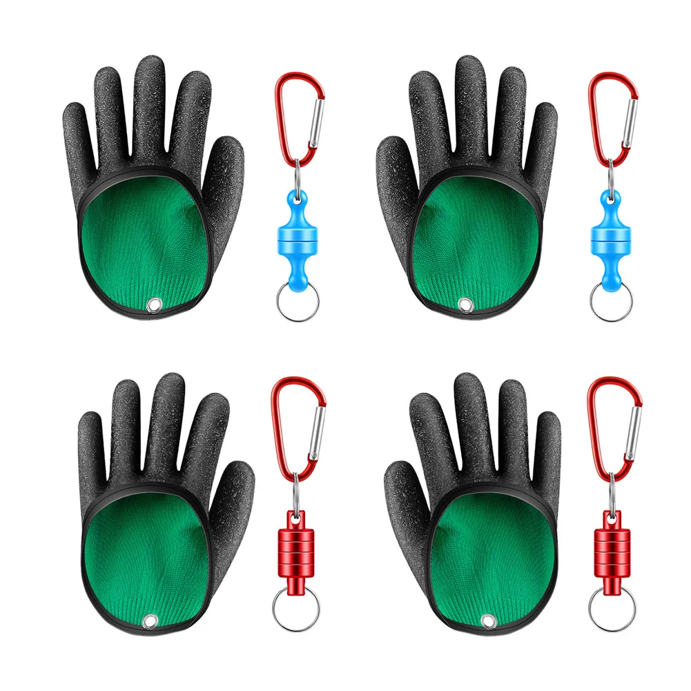Vissershandschoenen met magneetontgrendeling Visser Professionele vishandschoenen Antislip vishandschoenen voor het vangen Lekbestendig