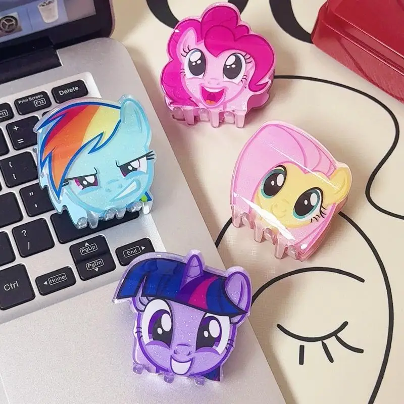 

Anime My Little Pony Sweet Claw Clip Cartoon Jewelry Student Headband Kawaii Girl Hair Accessories Birthday Shark Hairpin Gifts