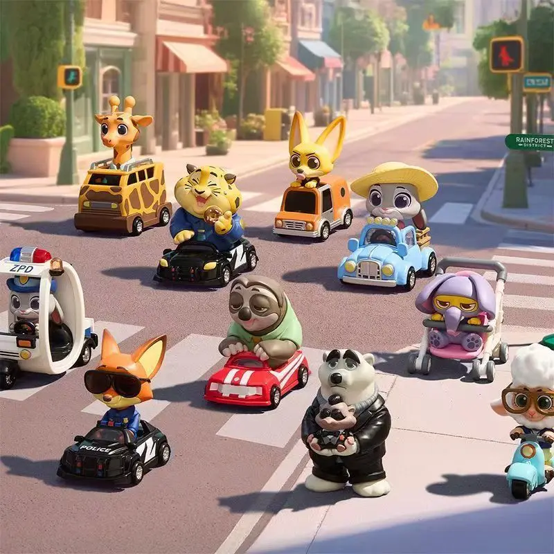 

Hot Genuine Miniso Selling Crazy Animal City Dodo Fun Travel Blind Box Judith Nick Doll Handmade Birthday creativity Gift