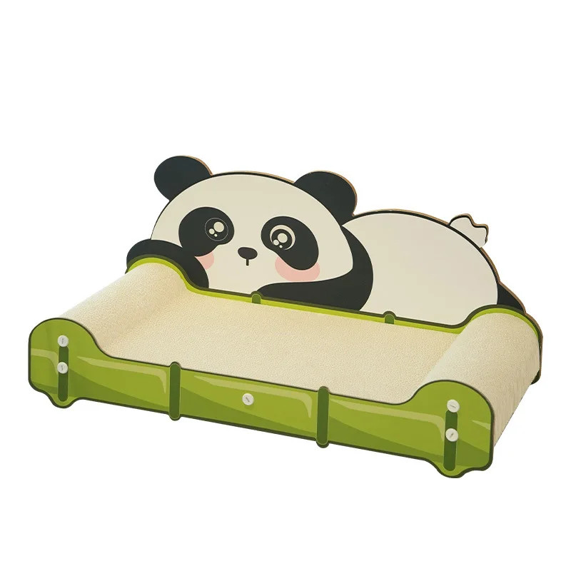 

Большая лежанка-когтеточка для кошек Bear, картонная когтеточка-диван для использования в помещении