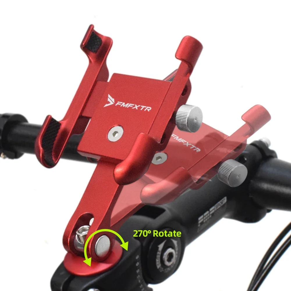 

Aluminum Cycling Stand Bracket Adjustable Bicycle Phone Mount HolderAmazon hot sale bicycle e-bike cell phone MTB phone holder