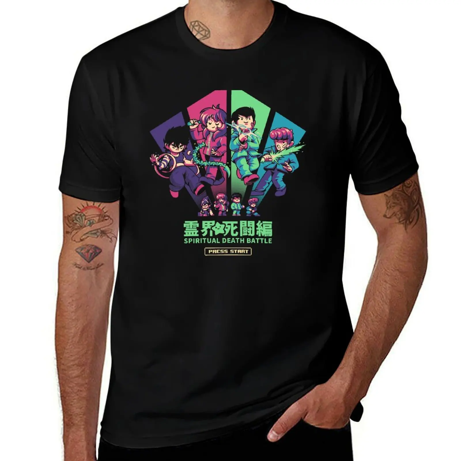 

Spiritual Battle T-Shirt croswit shirt man sublime anime figures mens graphic t-shirts big and tall