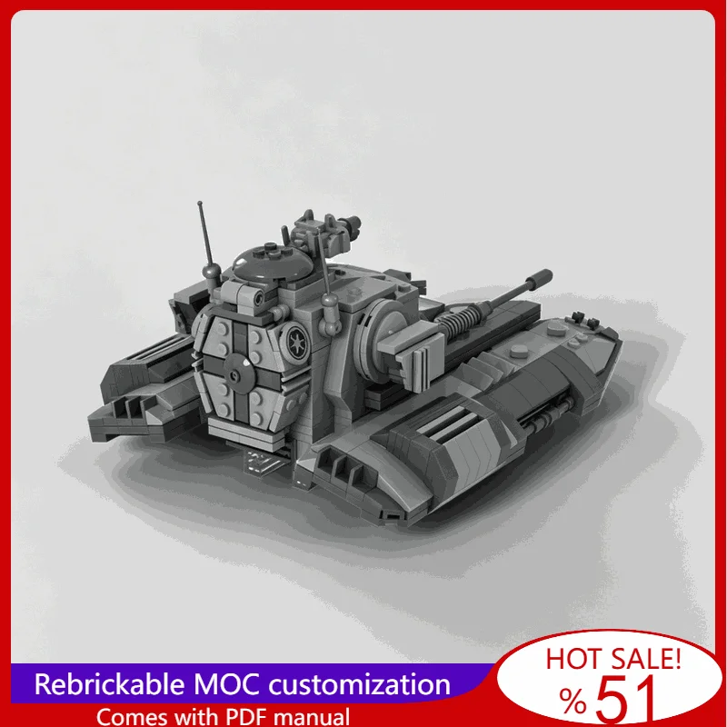 NEW TX 130T Empire Sci Fi Future Armored Battle Tank Building Blocks DIY Assembly Creative Collection Display Christmas Gift Toy