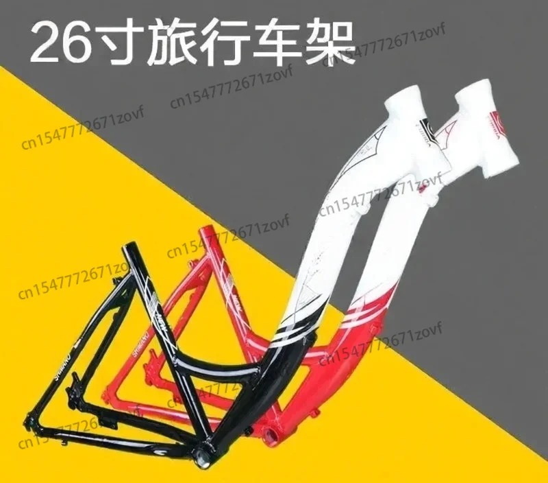 26 Inch Aluminum Alloy Man Women's Mountain Bike frame 700c Road Bike Frame Long-Distance Outing Bicycle Disc Brake Frame