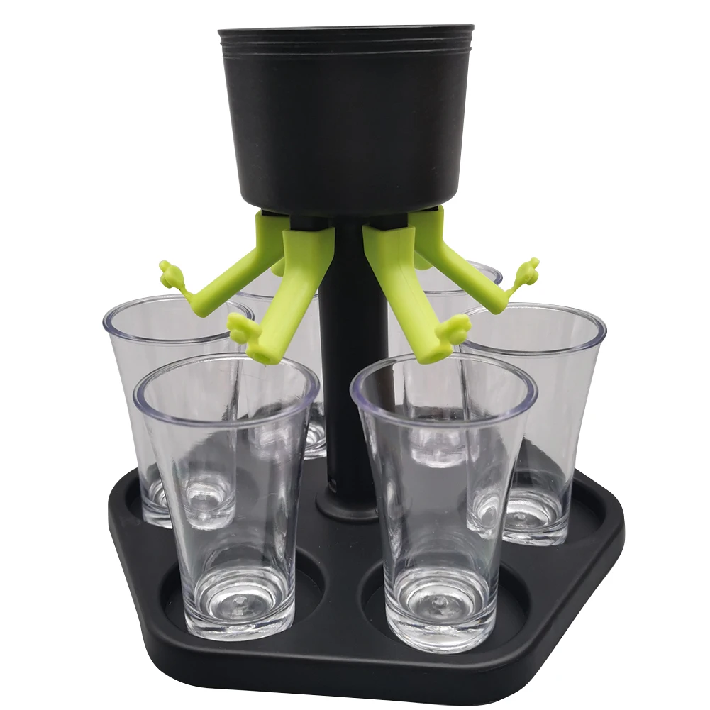 

6 Shot Beer Water Dispenser Multifunctional Wine Dispenser Beverage Dispenser Beer Pourer for Christmas Festival Celebration