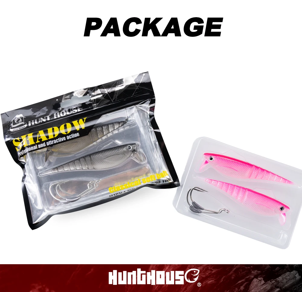 Hunthouse Section-X 4.0SS UV Wider Lip Segmentierter Weicher Swimbait 100mm 10g Langsam Sinkender Salzwasser-Angelköder für Wolfsbarsch LW232 – Detail 10