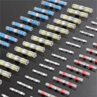 100pcs Waterproof Solder Seal Heat Shrink Butt Wire Connectors Terminals Electrical Wire Cable Connectors   Electrical Connectio