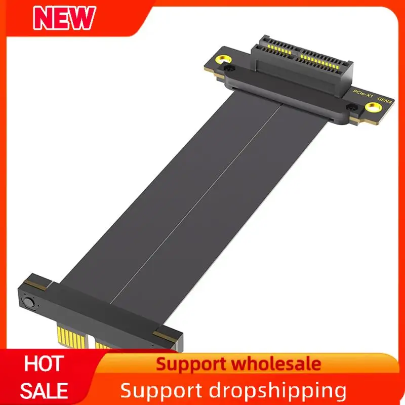 Superb PCI-E PCI Express 4.0 1X Extension Cable ( Dual Vertical 90 Degree Direction)