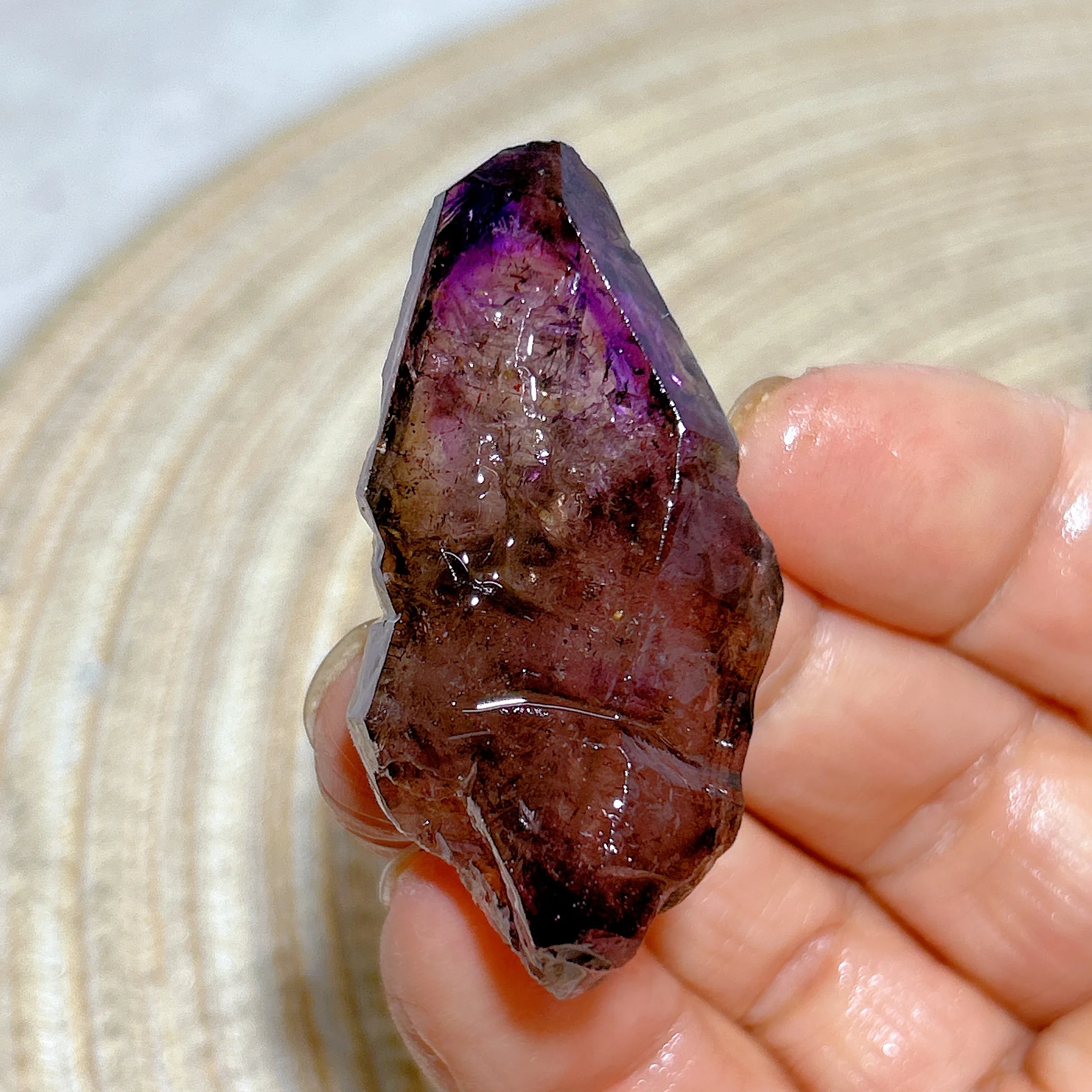 Healing Natural Crystal Super Seven Specimen Raw Stone Gemstones Rainbow Mineral Ore Energy Home Decorations Room Decor Gift