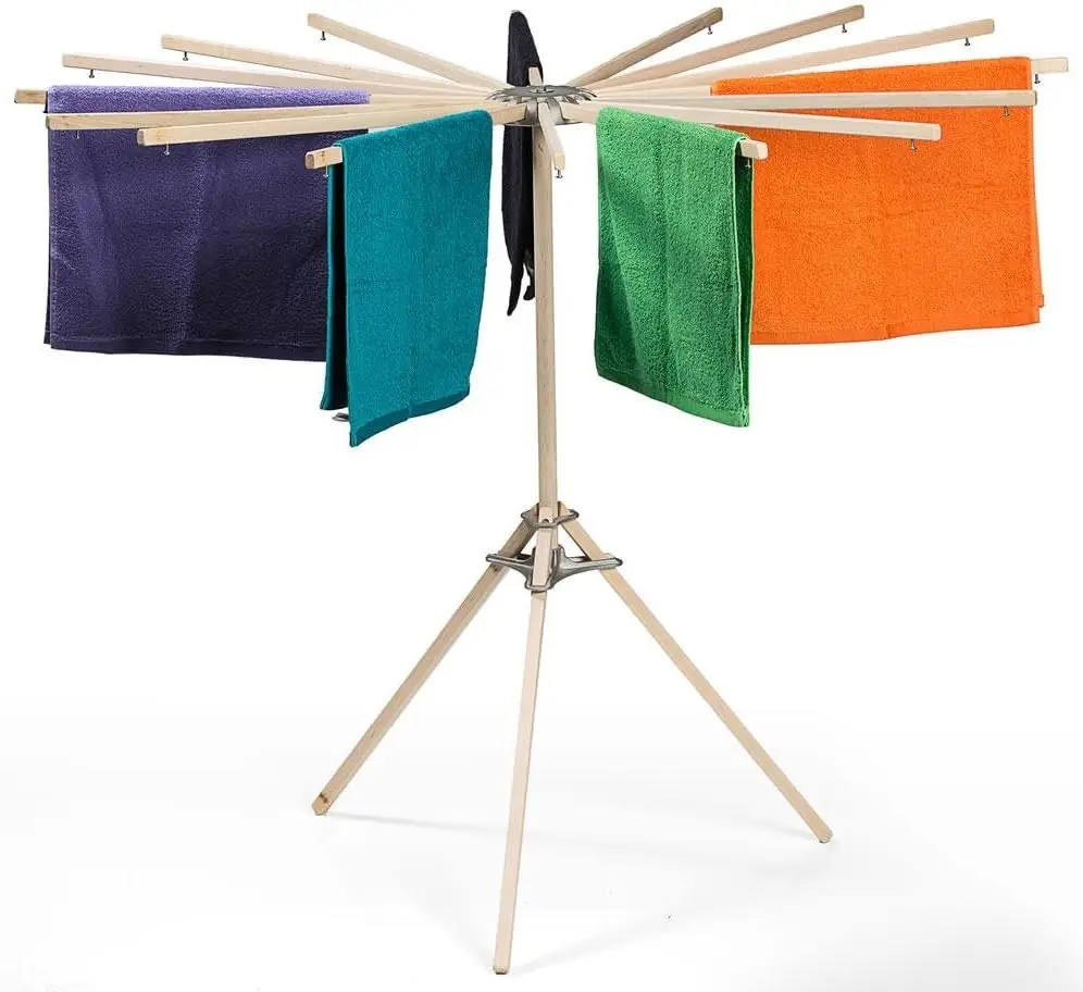 

16-Arm Collapsible Floor Clothes Dryer