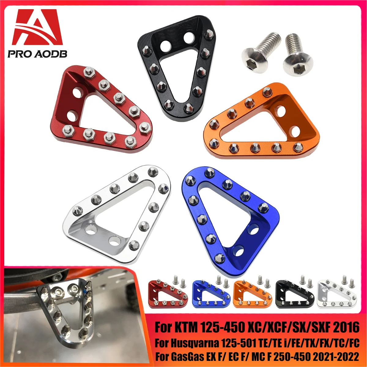 

CNC Rear Brake Pedal Step Plate Tip For KTM C XCF XCW XCFW SX SXF EXC EXCF X TC TE 2008 2009 2010 2011 2012 2013 2014 2015 2016