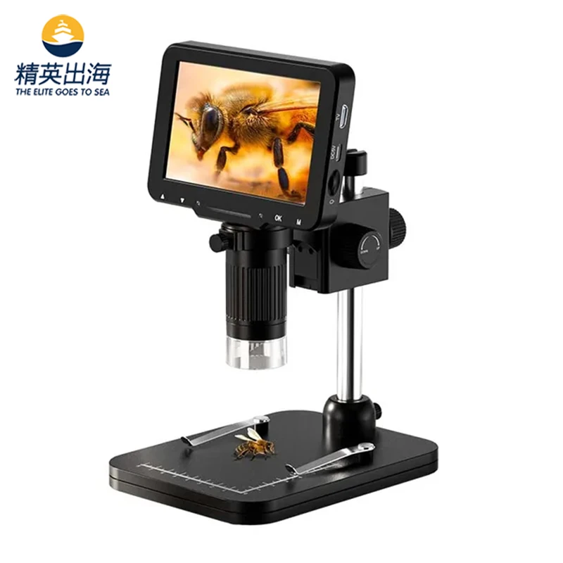 

LP050 5 Inch HD Video Microscopes Magnifier Digital Microscope For Electronics 1080P Repair Welding Biological Microscopio Tools