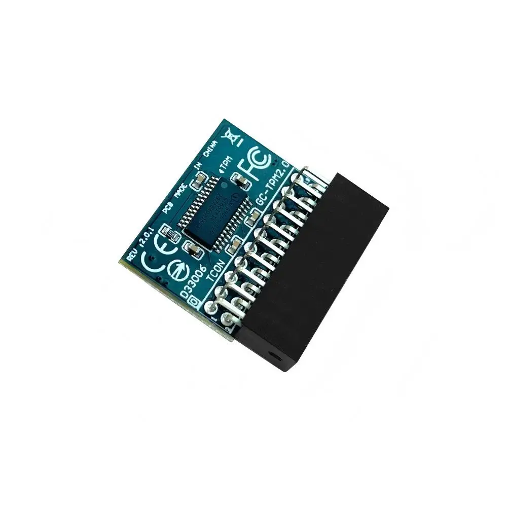 TPM 2.0 Module LPC SPI 20Pin with SLB9665 for ASUS X99-DELUXE,X99-H IPMI, X99-E-10G WS Compute Securely Bus Header Key