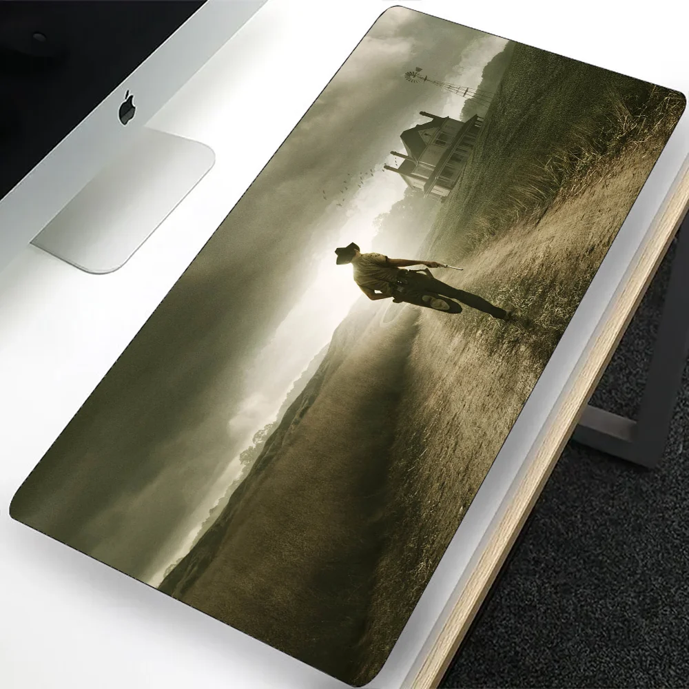 The Walking Dead Large Gaming Mouse Pad Computer Mousepad PC Gamer Laptop Mouse Mat Office Mausepad XXL Keyboard Mat Desk Pad